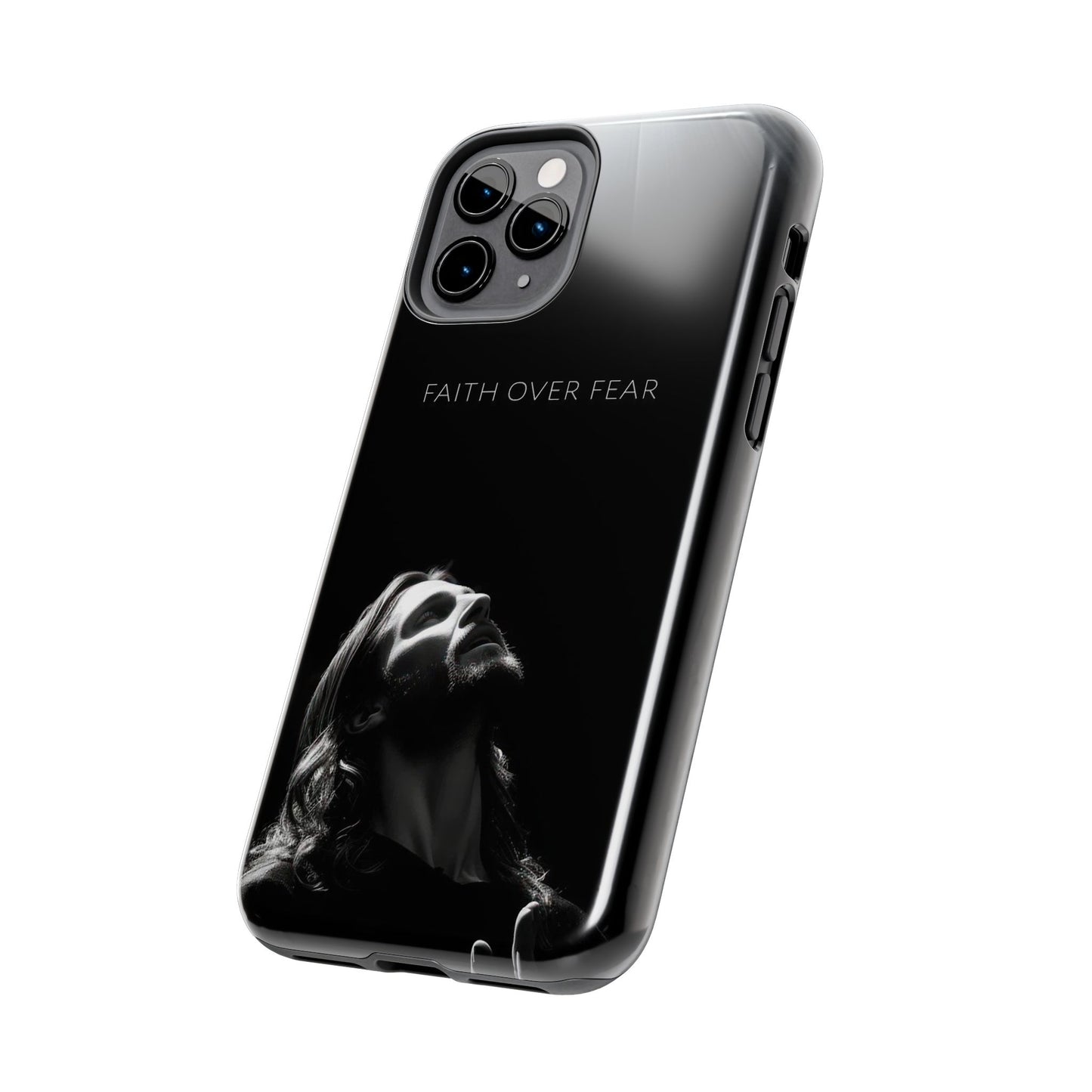Faith Over Fear Tough Phone Cases | Inspirational Phone Cover, Gift for Believers, Motivational Accessory, Spiritual Protection Case, [...]