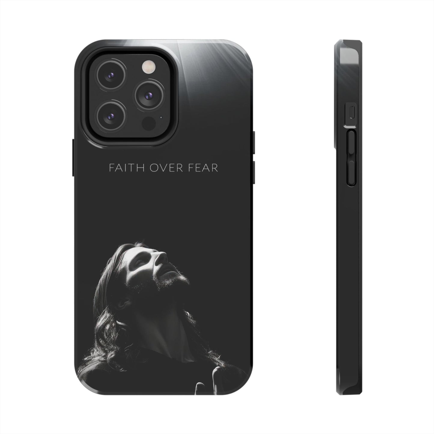 Faith Over Fear Tough Phone Cases | Inspirational Phone Cover, Gift for Believers, Motivational Accessory, Spiritual Protection Case, [...]