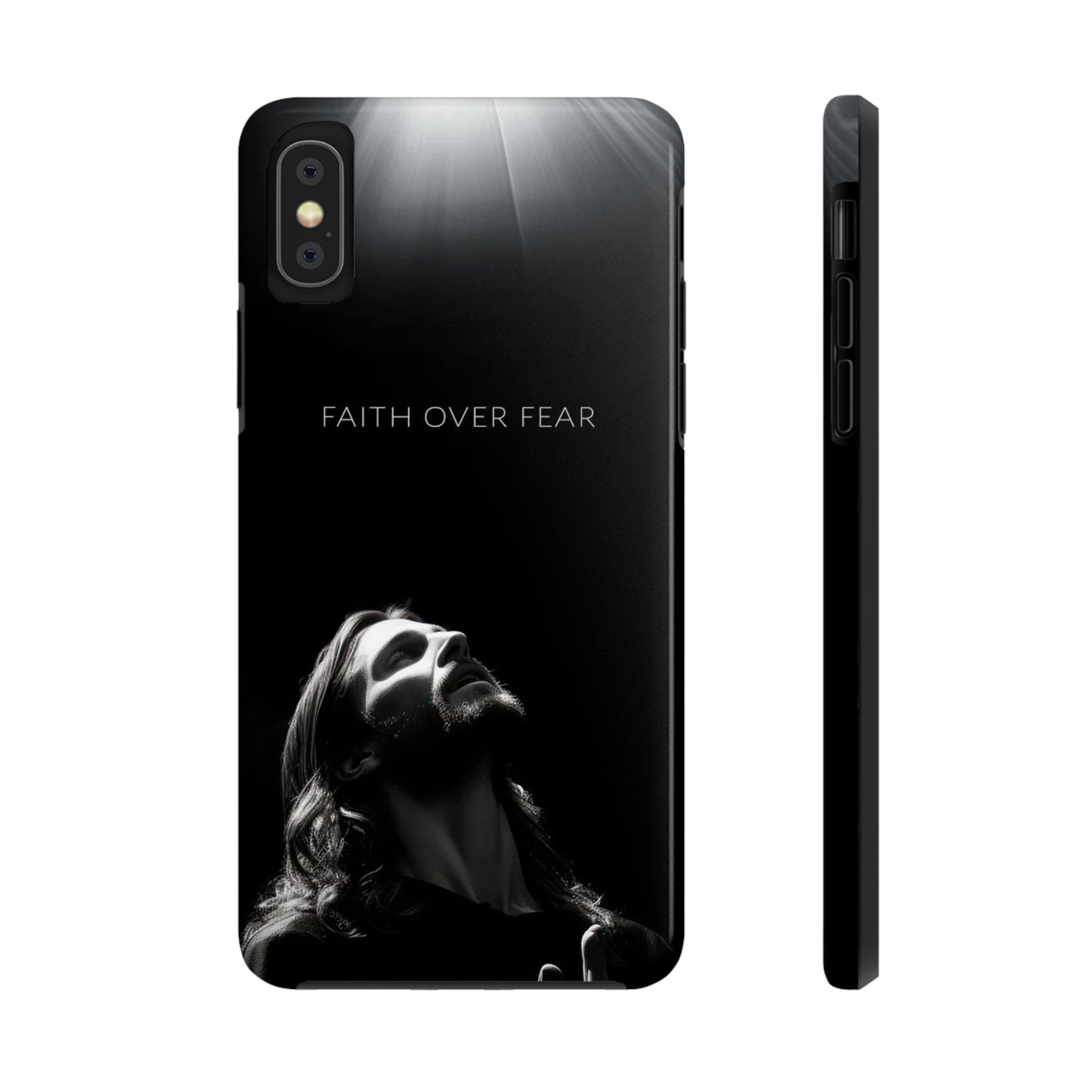 Faith Over Fear Tough Phone Cases | Inspirational Phone Cover, Gift for Believers, Motivational Accessory, Spiritual Protection Case, [...]