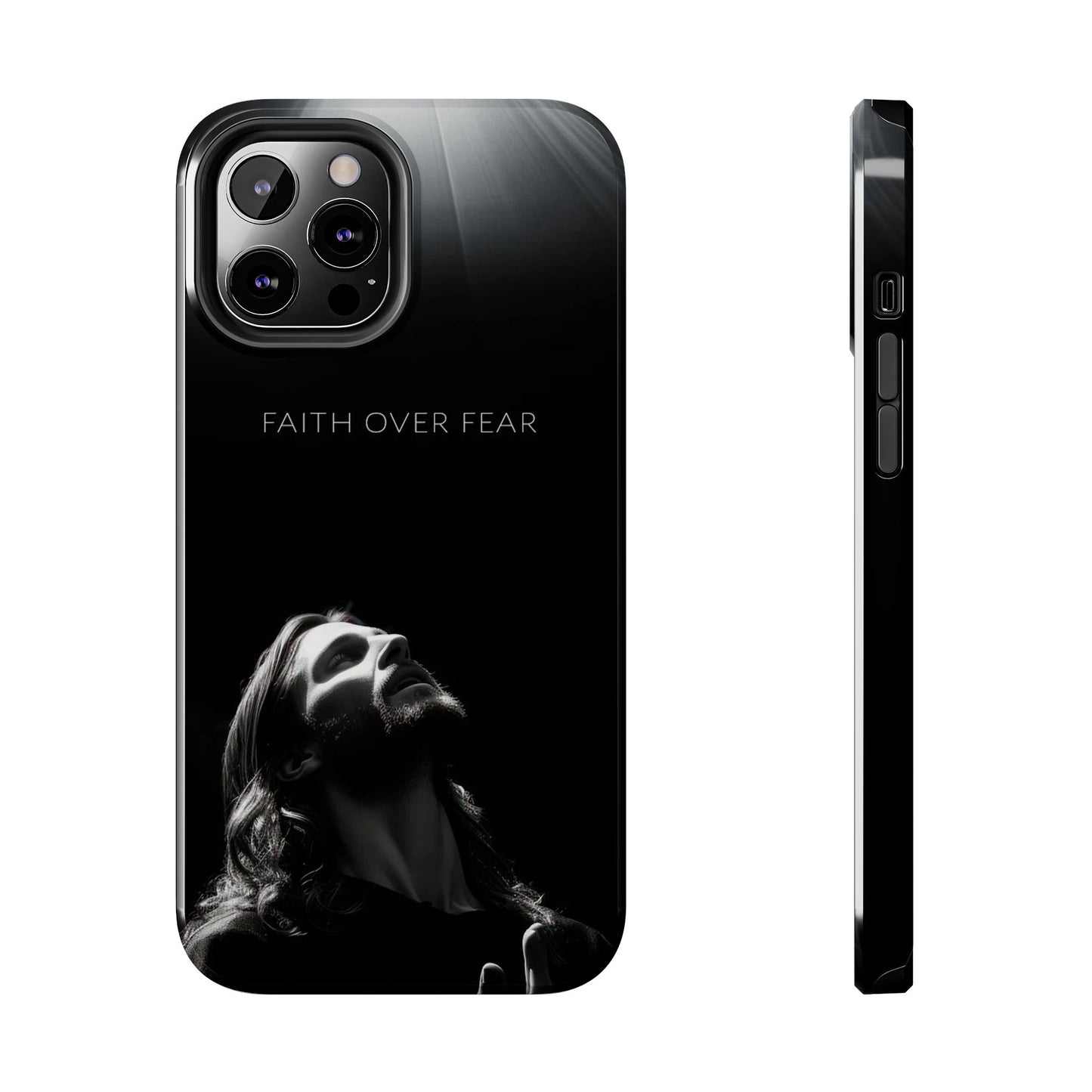 Faith Over Fear Tough Phone Cases | Inspirational Phone Cover, Gift for Believers, Motivational Accessory, Spiritual Protection Case, [...]